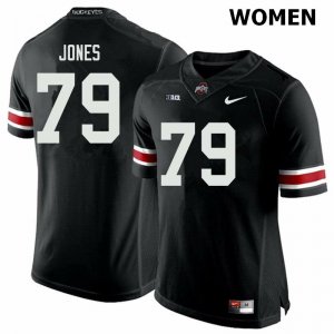 Women's Ohio State Buckeyes #79 Dawand Jones Black Nike NCAA College Football Jersey November LID8344YC
